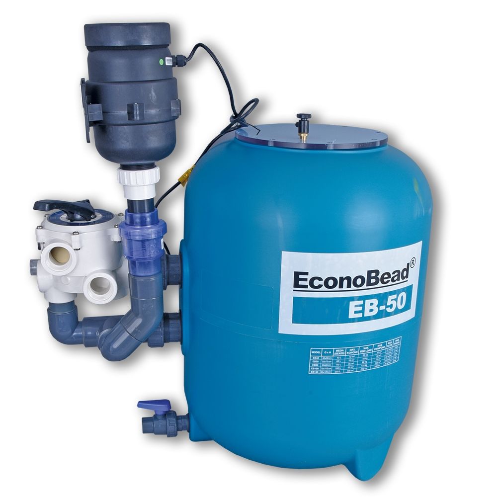 AquaForte Filterset EconoBead 50 + voorfilter + pomp + UVC