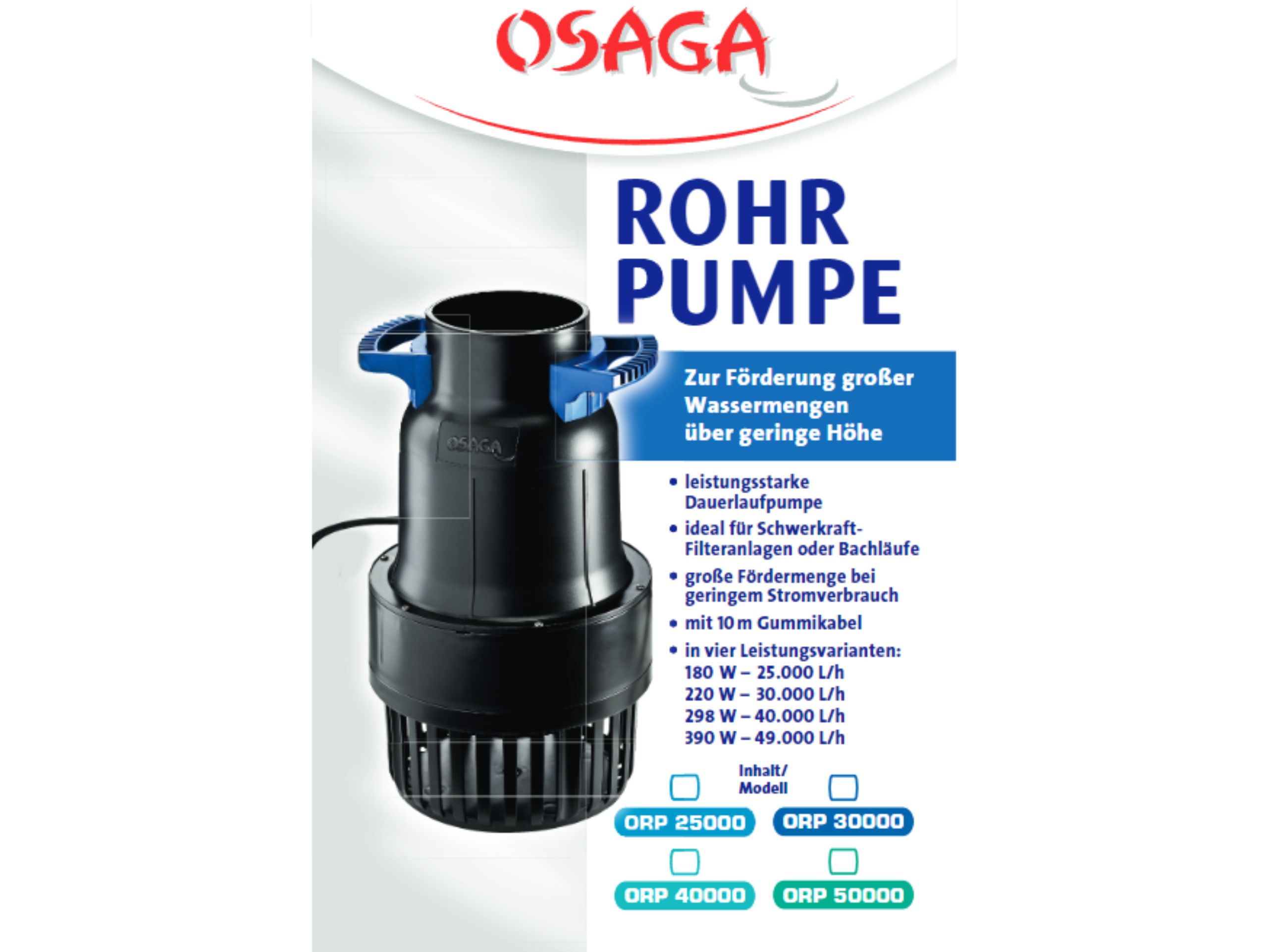 Osaga ORP buispomp