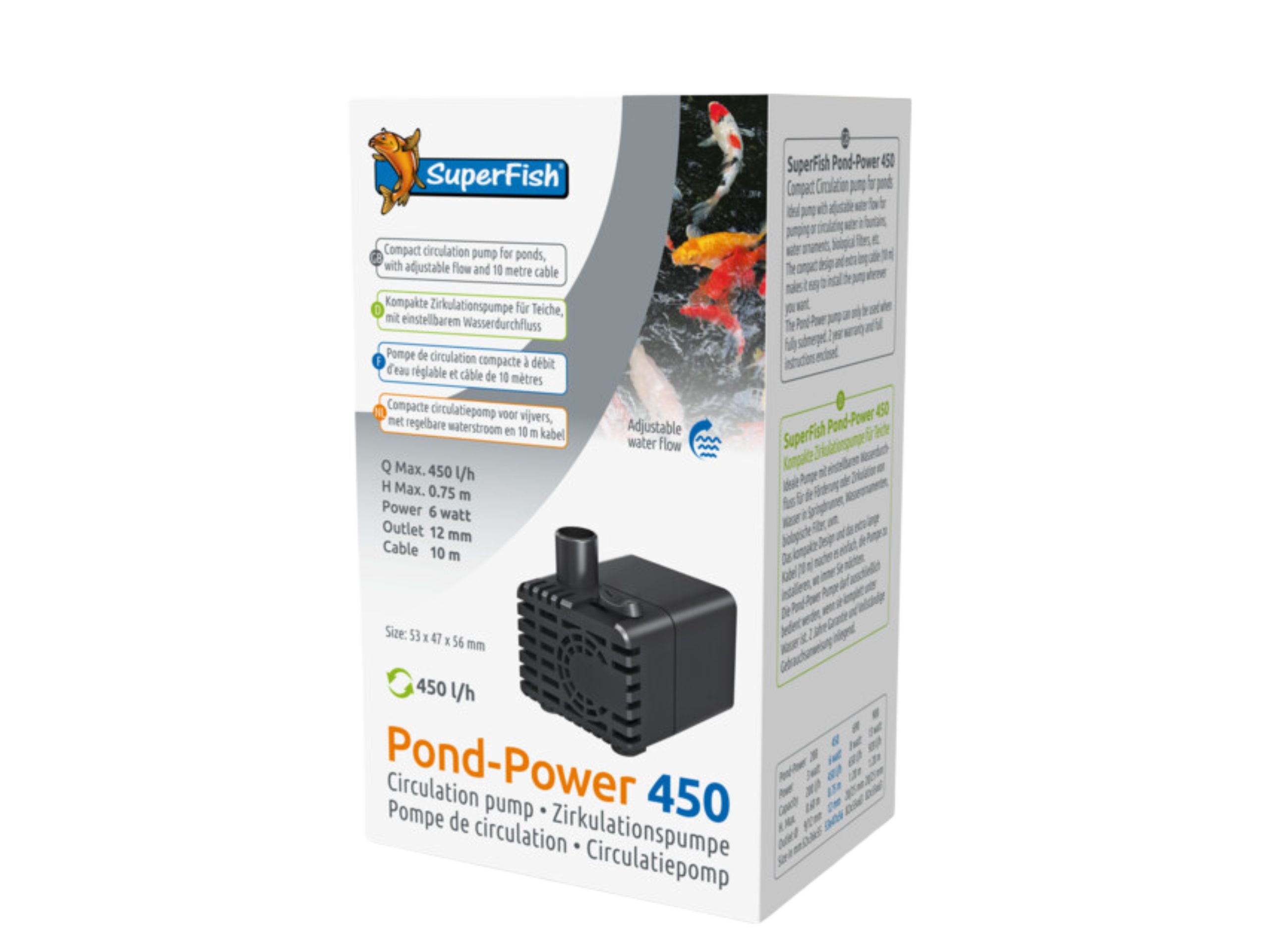 SuperFish Pond-Power 200 - 900