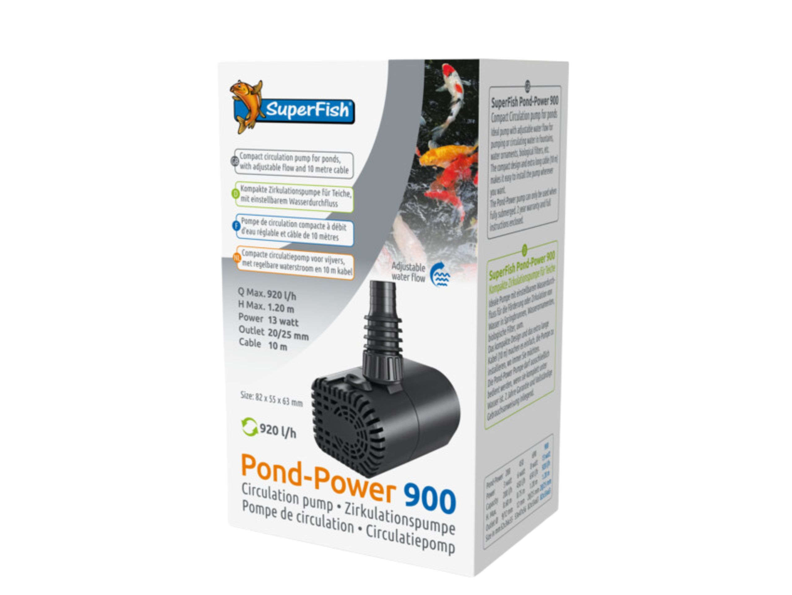 SuperFish Pond-Power 200 - 900