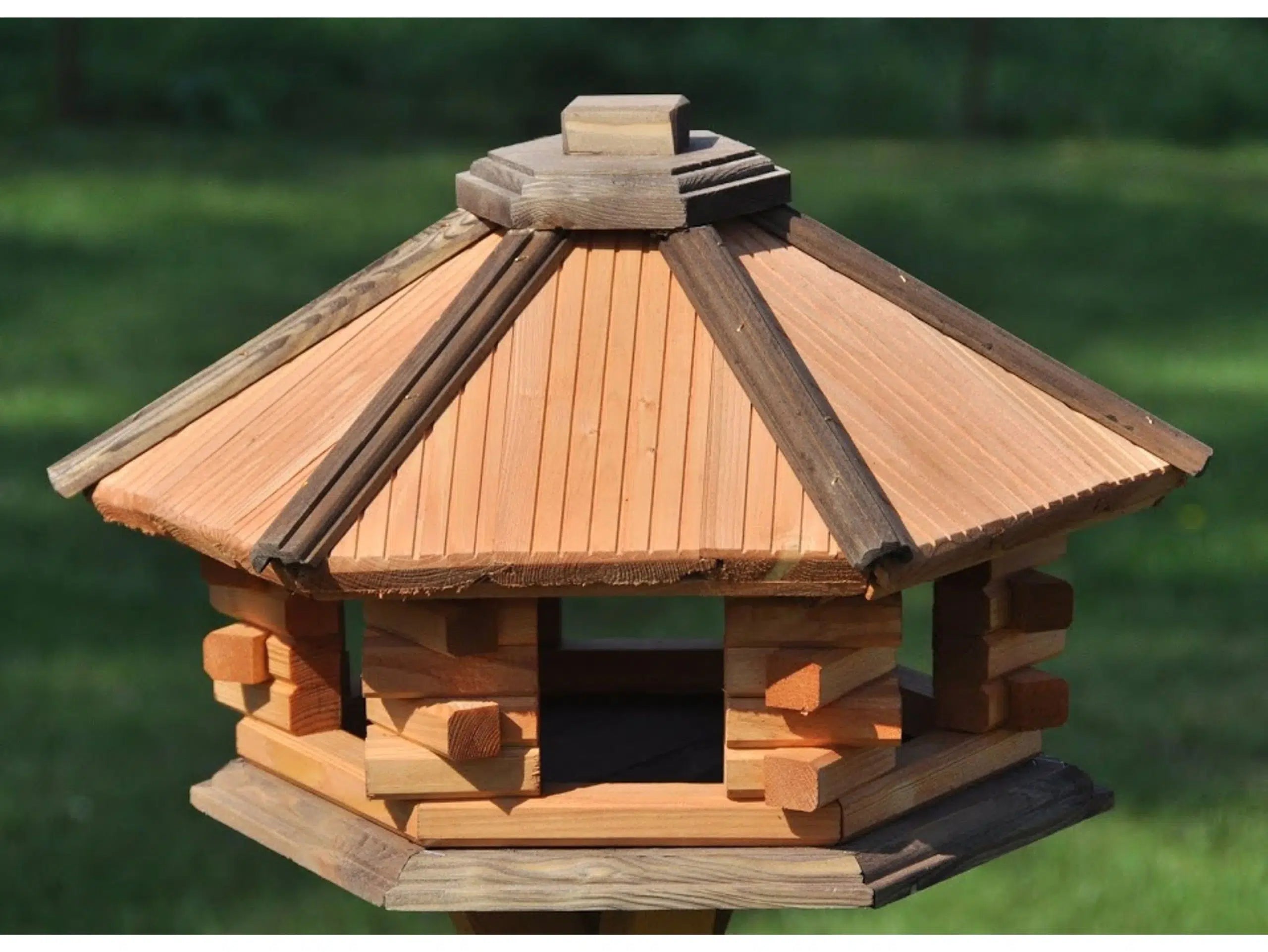 Vogelhuis zeshoekig zonder voersilo