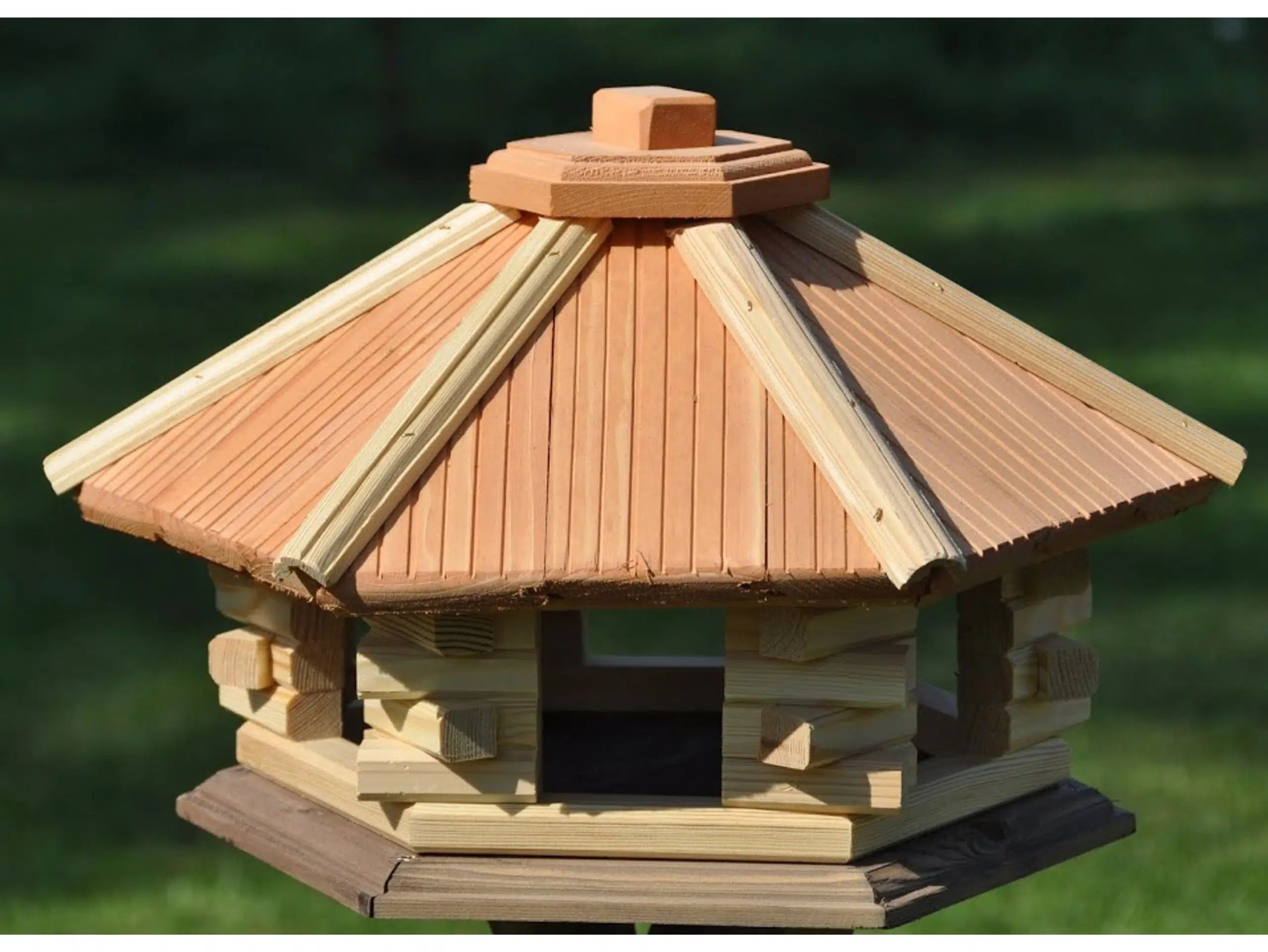 Vogelhuis zeshoekig zonder voersilo