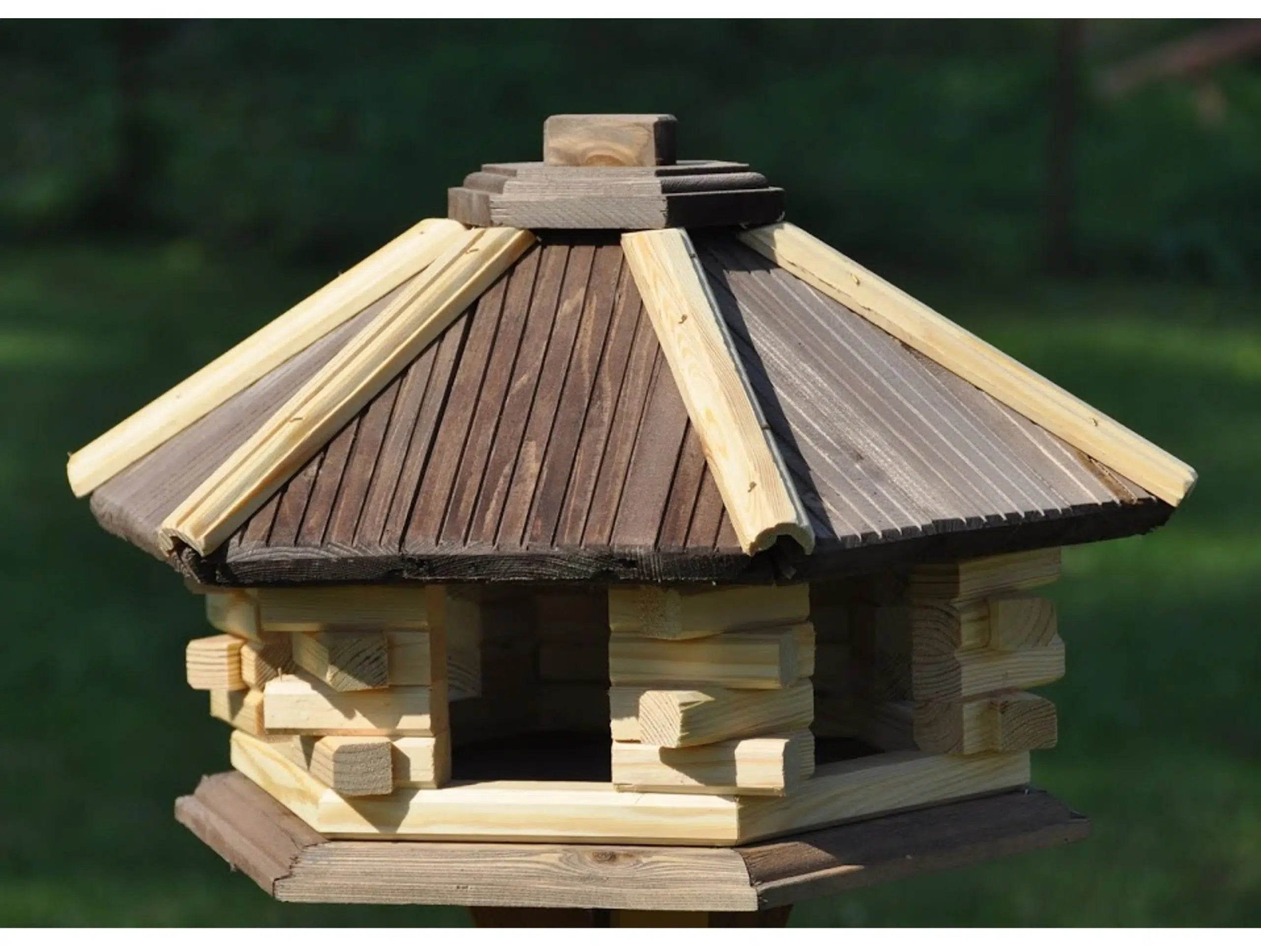 Vogelhuis zeshoekig zonder voersilo