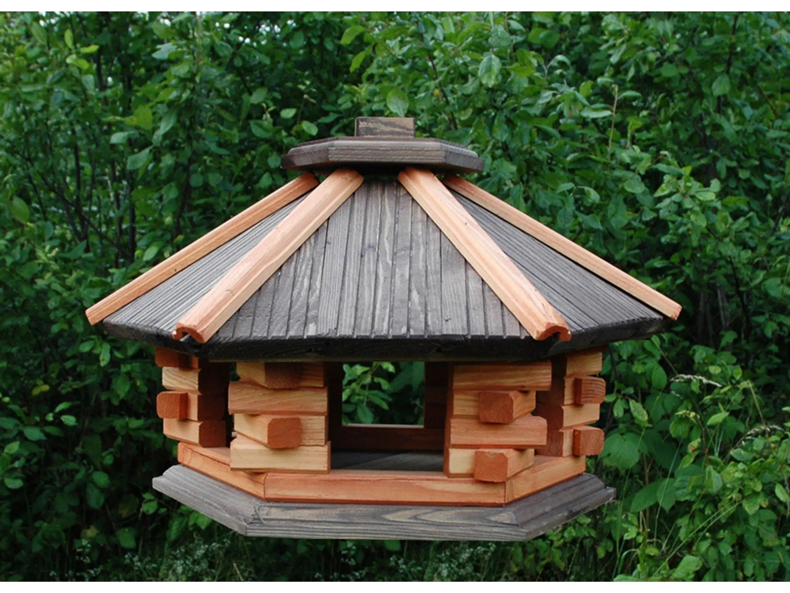 Vogelhuis zeshoekig zonder voersilo
