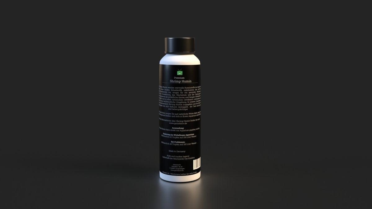 Premium Shrimp Humin 250 ml | Huminstoffe für Zwerggarnelen | Made in Germany